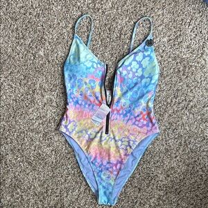 Forever 21 Vibrant Leopard Print Swimsuit